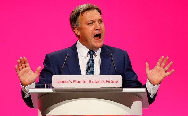 Shadow chancellor Ed Balls